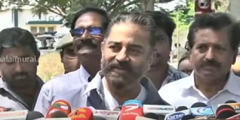 ”ஹெலிகாப்டரில் செல்லத்தான் பிக்பாஸ்  நிகழ்ச்சியில் கலந்து கொண்டேன்” - கமல்ஹாசன்