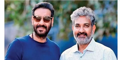 ராஜமெளலியின் ‘ஆர்ஆர்ஆர்’ படத்தில் மிரட்டும் அஜய் தேவ்கான்;  மோஷன் போஸ்டர் வெளியீடு!