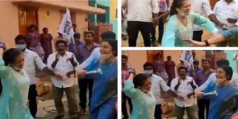 கமலுக்காக நடனமாடி வாக்கு சேகரித்த சுஹாசினி மற்றும் அக்‌ஷரா ஹாசன்!