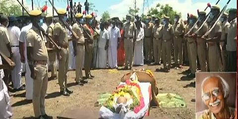 அரசு மரியாதையுடன் நடைபெற்ற எழுத்தாளர் கி.ரா இறுதிச்சடங்கு