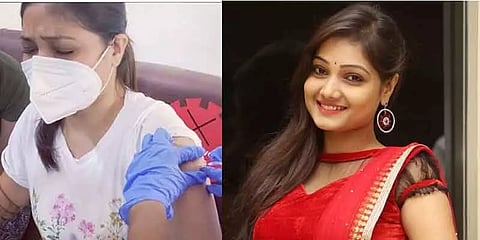 ஆர்வமுடன் கொரோனா தடுப்பூசி செலுத்திக்கொண்ட  சின்னத்திரையினர்: புகைப்படத் தொகுப்பு
