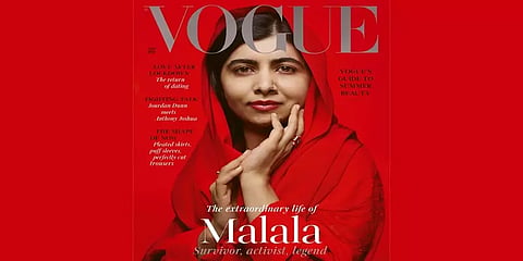 VOGUE பத்திரிகையின் அட்டைப்படத்தில் 'மலாலா' : ட்விட்டரில் பகிர்ந்து பெண்களுக்கு மெசேஜ்