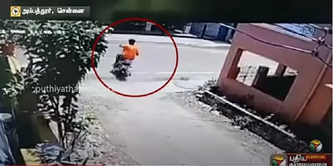 சென்னை: உணவு டெலிவரி செய்வது போல் நடித்து 'பைக்' திருடியவர் கைது