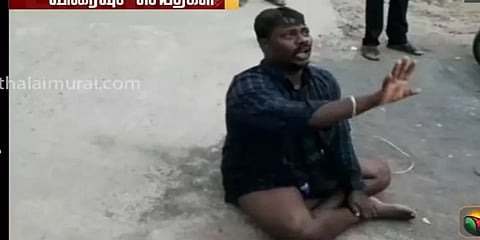 உளுந்தூர்பேட்டை:  மதுபோதையில் பேருந்து கண்ணாடியை உடைத்த நபர் கைது