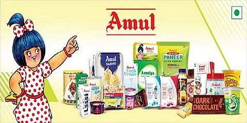 அமுல் பால் நிறுவன பொருட்களின் விலை 4-5% உயர்வு