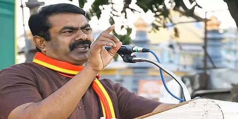 பிரம்மாண்ட அணை: கர்நாடக அரசு மீது சட்டரீதியான நடவடிக்கைகளை எடுக்காதது ஏன்? - சீமான் கேள்வி