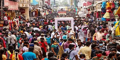 சென்னை - தியாகராய நகரில் பொருட்களை வாங்க திரண்ட மக்கள் கூட்டம்