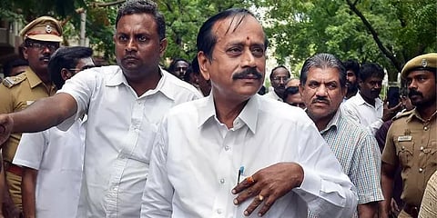 ”தமிழக நிதியமைச்சரை பதவி நீக்க வேண்டும்”- நீதிமன்றத்தில் நேரில் ஆஜரானபின் ஹெச்.ராஜா பேட்டி