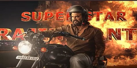 "புல்லட்டில் தெறிக்கவிடும் ரஜினி":  அண்ணாத்த மோஷன் போஸ்டர் வெளியீடு