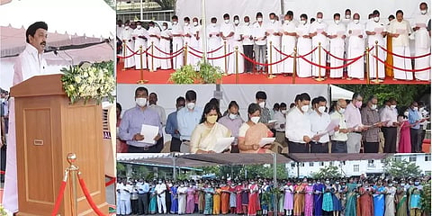 முதல்வர் ஸ்டாலின் தலைமையில் சமூக நீதி நாள் உறுதிமொழி ஏற்பு