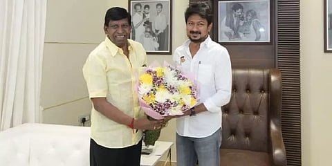 உதயநிதி ஸ்டாலின் உடன் நடிகர் வடிவேலு நேரில் சந்திப்பு