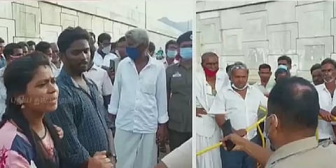 ஆம்பூர்: எதிர்ப்பை மீறி கடைசி நேரத்தில் ஓடோடி வந்து வேட்பு மனுத் தாக்கல் செய்த பெண்-வீடியோ