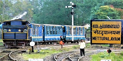 மலை ரயில் பாதையில் மண்சரிவு: உதகை மலை ரயில் சேவை இன்று ரத்து