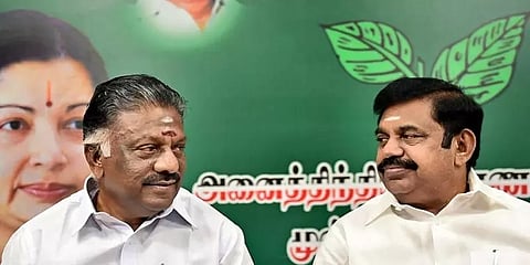 திமுக புறவாசல் வழியாக வெற்றி பெற்றுள்ளது : ஓபிஎஸ்-ஈபிஎஸ் விமர்சனம்