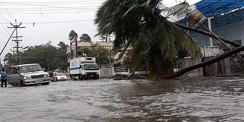 கரையைக் கடந்தது காற்றழுத்த தாழ்வு மண்டலம்