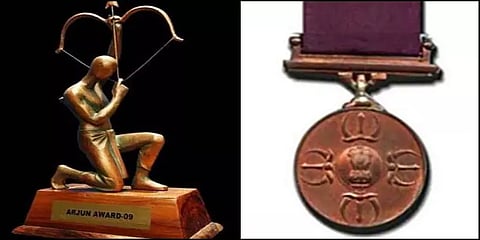 விளையாட்டு வீரர்களுக்கு கேல் ரத்னா, அர்ஜூனா விருதுகள் வழங்கி கவுரவிப்பு