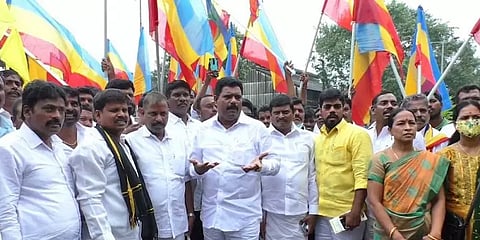 ”தமிழகத்தில் கலவரத்தை தடுக்க சூர்யா மன்னிப்பு கேட்க வேண்டும்”- பாமக துணை பொதுச் செயலாளர்