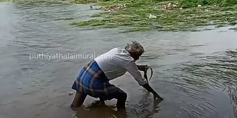 செஞ்சி: ஏரி உடைந்ததால் வெள்ளத்தில் மூழ்கிய 250 ஏக்கர் நெற்பயிர்கள்