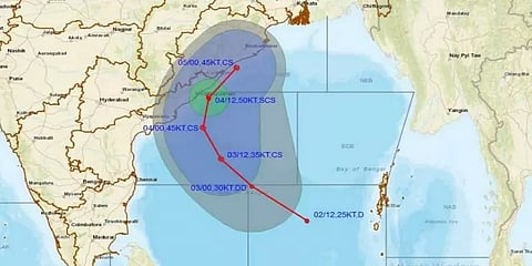 வங்கக்கடலில் உருவானது ஜாவத் புயல் : ஆந்திர - தெற்கு ஒடிசா இடையே நாளை கரையை கடக்கும்