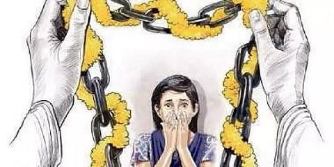 பள்ளிக்கு தாலி அணிந்து சென்ற மாணவி: சிறுமியின் பெற்றோர் மீதும் போக்சோ சட்டத்தில் வழக்கு