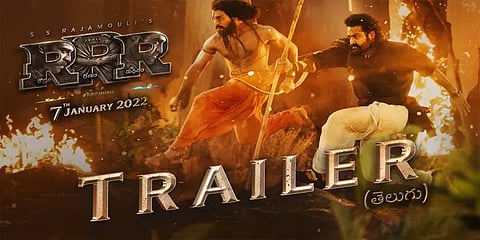 எஸ்.எஸ்.ராஜமௌலியின் ஆர்.ஆர்.ஆர் பட ட்ரெய்லர் வெளியீடு