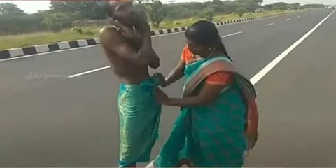 ஆதிமனிதராய் திரிந்தவருக்கு ஆடை போர்த்தி மனிதாபி'மானம்' காத்த மங்கை
