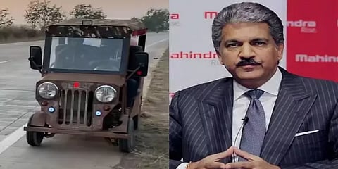 ரூ.60,000 முதலீட்டில் உருவாக்கிய மினி ஜீப்  - வியந்த ஆனந்த் மஹிந்திரா