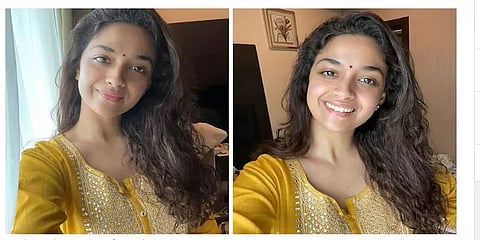 ”நெகட்டிவ் எல்லாம் பாசிட்டிவ் ஆகும் காலமிது”: கொரோனாவிலிருந்து நலமடைந்த கீர்த்தி சுரேஷ்