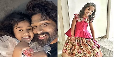 வித்தியாசமாக வரவேற்ற மகள் - அல்லு அர்ஜூனின் நெகிழ்ச்சியான பதிவு