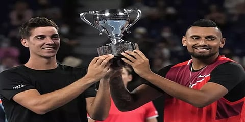 விமர்சனங்களை பொசுக்கி சாம்பியன் பட்டம் வென்ற நிக் கிர்கியோஸ், தனாசி கொக்கினாகிஸ் இணை