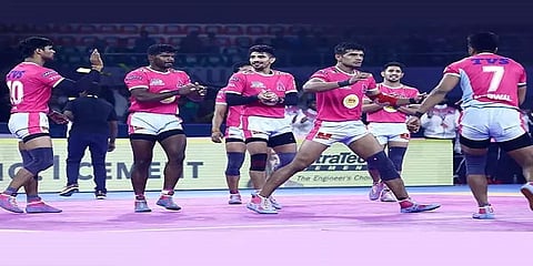 புரோ கபடி: ஜெய்ப்பூர் பிங்க் பேந்தர்ஸ்க்கு 8ஆவது வெற்றி