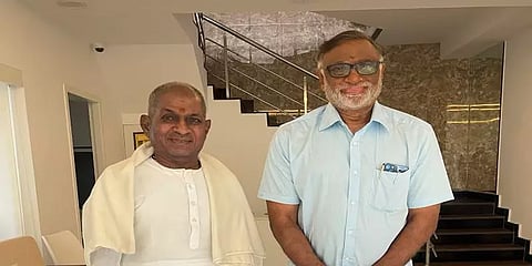 'மூன்றாம் பிறை’ வெளியாகி 40 ஆண்டுகள்: இளையராஜாவை சந்தித்த தயாரிப்பாளர் டி.ஜி தியாகராஜன்