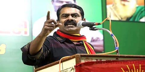 தமிழர் அல்லாதவர்கள் வாழ்வதற்கும் ஆள்வதற்கும் கொண்டுவரப்பட்டதே திராவிடம் - சீமான்
