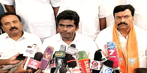 ”என் மீது திமுக அவதூறு வழக்கு போட்டுக் கொள்ளட்டும் கவலை இல்லை” : அண்ணாமலை