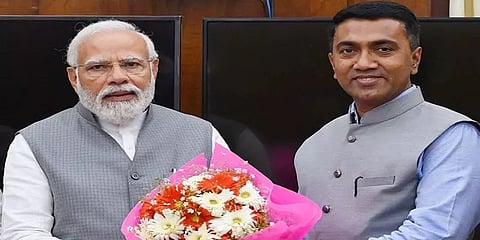 கோவா மாநிலத்தின் முதல்வராக பதவியேற்றார் பிரமோத் சாவந்த்