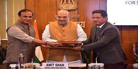 இந்திய வரலாற்றில் முக்கிய நிகழ்வு: தீர்வு கண்ட அசாம் - மேகாலயா எல்லை விவகாரம்!