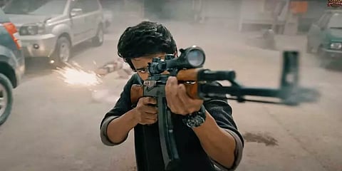 'பீஸ்ட்' படத்தில் இந்தி குறித்து விஜய் பேசிய டயலாக்... தெறிக்கவிடும் ரசிகர்கள்