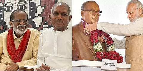 "அம்பேத்கர் - மோடி கருத்துக்கு மன்னிப்பு கேட்கமாட்டேன் என்றார் இளையராஜா" - கங்கை அமரன்