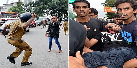 இலங்கை மாணவர்கள் ஆர்ப்பாட்டம் - அதிரடிப் படை தாக்கிய வீடியோ