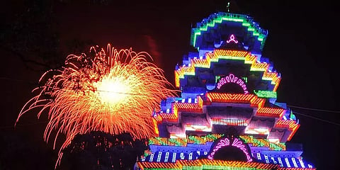 கனமழை எச்சரிக்கை: திருச்சூர் பூரம் திருவிழாவின் வாணவேடிக்கை நிகழ்ச்சி ஒத்திவைப்பு