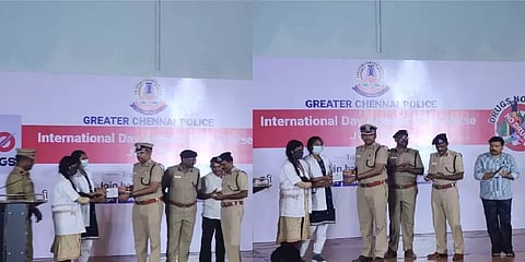 ’சரக்கடிச்சு தேடிக்காத நரகத்த..’ : போதைப்பொருளை ஒழிக்க கானா பாடல் தயாரித்த சென்னை போலீஸ்!