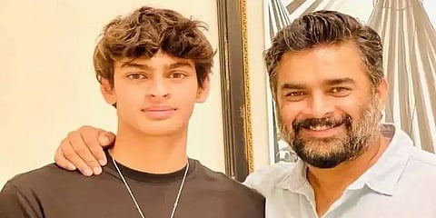 நீச்சல் போட்டியில் நடிகர் மாதவனின் மகன் வேதாந்த் தேசிய சாதனை