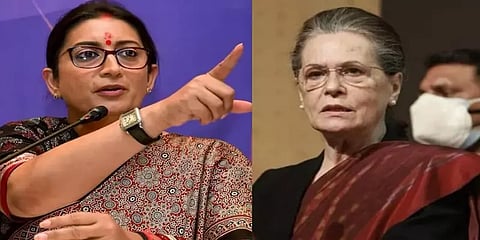 'என்னிடம் இனி பேசாதீர்கள்' - ஸ்மிருதி இரானி மீது சோனியா காந்தி பாய்ச்சல்