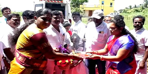 சிகிச்சை முடிந்து வீடு திரும்பிய சிறுமி டான்யாவுக்கு உற்சாக வரவேற்பு