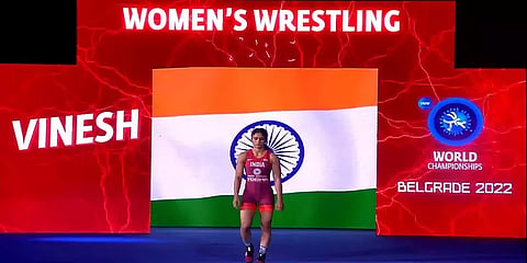 உலக மல்யுத்த சாம்பியன்ஷிப் : புதிய சாதனையை படைத்த இந்திய வீராங்கனை வினேஷ் போகத்