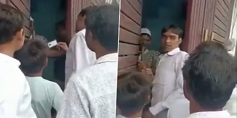 ஆதாரை காட்டிய பிறகே பந்தியில் அனுமதி.. திருமண விழாவில் விநோதம் - வைரல் வீடியோ
