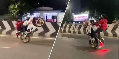 பைக் வீலிங் செய்தவருக்கு வார்டு பாய் பணி !  - சென்னை உயர்நீதிமன்ற அதிரடி