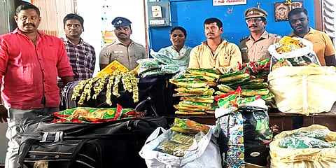 ரயிலில் கடத்திவரப்பட்ட 40 கிலோ கஞ்சா சாக்லெட்டுகள் பறிமுதல் - ஒடிசா இளைஞர் கைது