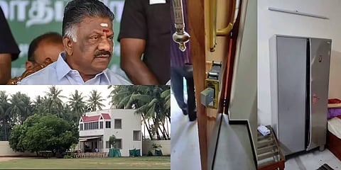 இவ்ளோ பெரிய வீட்டில் பணம் இல்லையா? - ஓபிஎஸ் வீட்டு டிவியை தூக்கிச்சென்ற கொள்ளையர்கள்!
