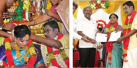 காதலும் காதல் நிமித்தமுமாய்... காதல் தொடங்கிய மனநல காப்பகத்திலேயே திருமணமும் செய்த ஜோடி!